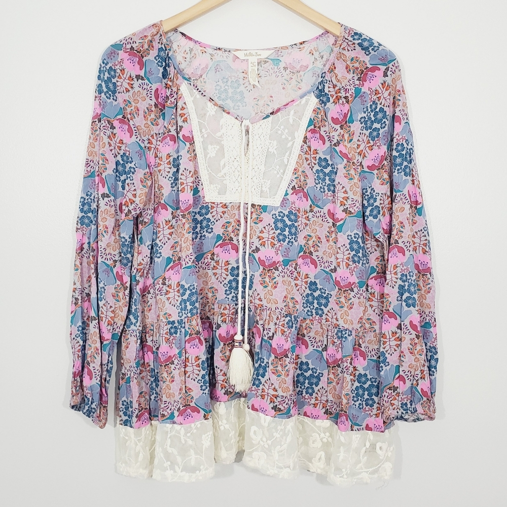 Matilda Jane floral flowy top size small